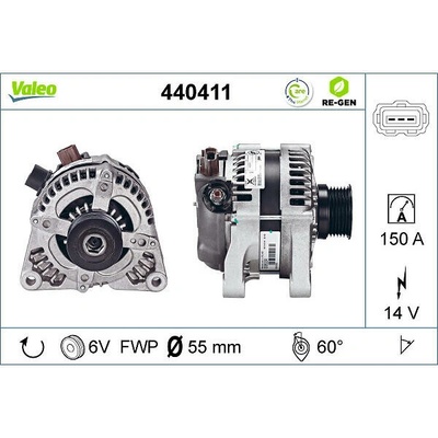 VALEO Alternátor VALEO 440411