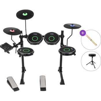 NRG EDK-50 LightUp Basic SET Black Комплект електронни барабани (EDK-50LK-BASIC-SET)