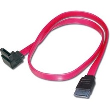 ASSMANN Kabel: SATA SATA vidlice,úhlová zástrčka SATA 500mm červená AK-400104-005-R