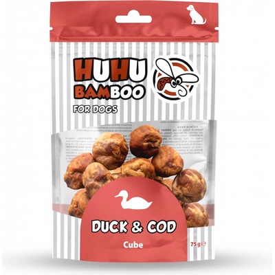 Huhubamboo masové koule s kachním a treskou 75 g