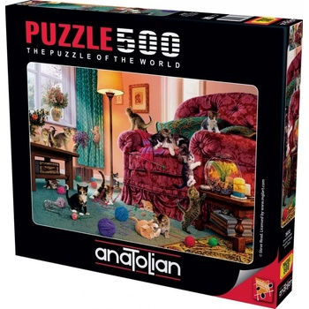 Image 1 of Anatolian Пъзел Anatolian - Палави котенца, 500 части (P3632)