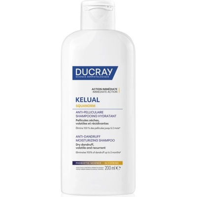 Ducray Kelual Squanorm Moisturizing Treatment Shampoo Dry Dandruff шампоан против сух пърхот 200ml