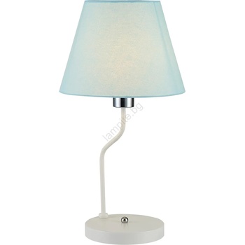 Image 1 of Candellux Настолна лампа YORK 1xE14/60W/230V бяла/синя (CA0714)