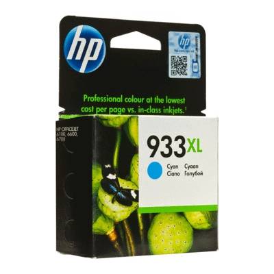 HP Оригинален HP 933XL Cyan Officejet Ink Cartridge (CN054AE)