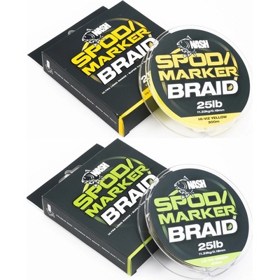 Kevin Nash Šňůra Spod Marker Braid Green 300m 11,33kg