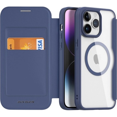 DUX X PRO Zaklápacie s MagSafe Apple iPhone 15 Pro Max modré