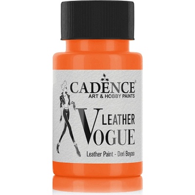 Cadence barva na kůži Leather Vogue 50 ml oranžová