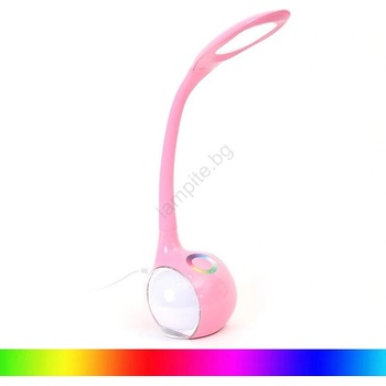 Platinet Led rgb Димируема настолна лампа led/7w/230v розова (pl0090)