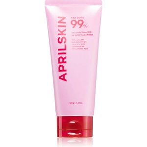 APRILSKIN TXA Niacinamide 99 Deep Cleanser пяна за почистване и премахване на грим против черни точки 120 гр