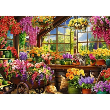 Image 1 of Trefl - Puzzle Premium Plus: Preparing for Spring - 1 000 piese