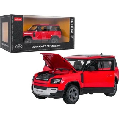 Rastar Land Rover Defender 90 1:24 červený