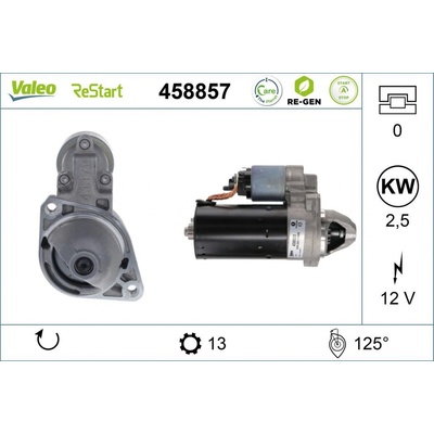 Startér VALEO 458857