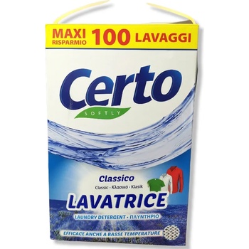 Certo clean прах за универсално пране, Classico, 6.30кг, 100 пранета