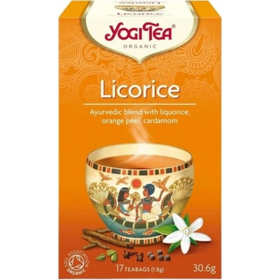 Yogi Tea Bio Lékořice 17 x 1,8 g