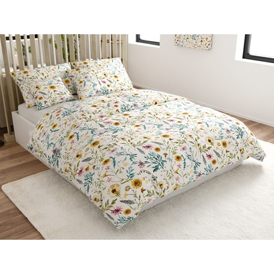 Textilomanie bavlna obliečky MEADOW CHARM farebné 70x90 140x200