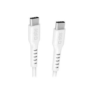 SBS TECABLE3MTCC240W USB-C/USB-C, PD, 240 W, 3m, bílý