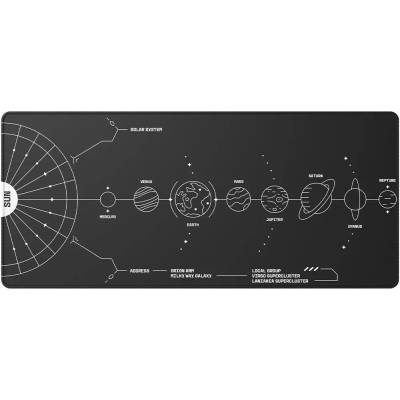 Dark Project Геймърски пад Dark Project - Terra Nova Black XL (FSH-DP-PAD-TNOVA-BL-XL)