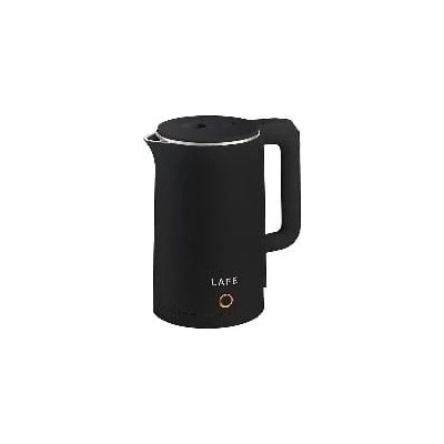 Lafe DoubleW, 1.8 L, 1800 W, Двойна стена, Cool touch, Воден филтър, Пластмаса/Стомана, Черен, Електрическа кана (LAFCZA47467)