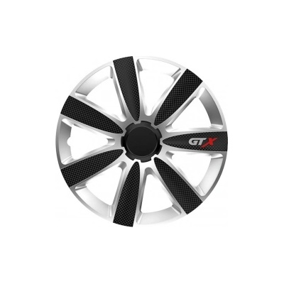 Versaco Тасове за джанти 14'' Versaco Carbon GTX - Black / Silver