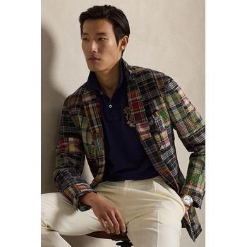 Ralph Lauren тениска с яка мъжка от памук (710B13534)