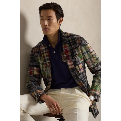 Ralph Lauren тениска с яка мъжка от памук (710B13534)