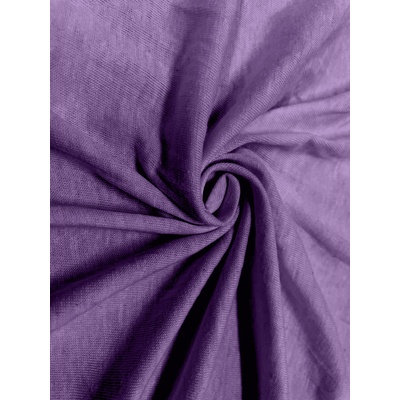 Povlečeme vše Prostěradlo Jersey Lux tmavě fialové 180x200