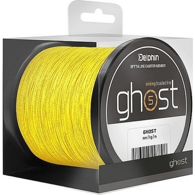 DELPHIN šňůra GHOST 4+1 žlutá 300m 0,16mm 8,2kg