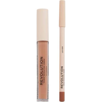 Revolution Beauty Kомплект за устни - Червило и Молив Lover, 3 ml + 1 g