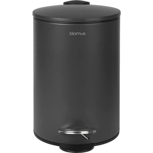 blomus Антрацитно стоманено кошче за боклук с педал 3 l Tubo - Blomus (68888)