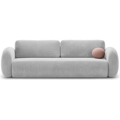 Cosmopolitan Design Светлосив кадифен сгъваем/с място за съхранение диван 262 cm Tonale - Cosmopolitan Design (COS_3SF_121_F1_TONALE5)