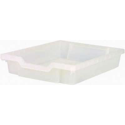 Gratnells plastový kontejner F1 nízký - 75 mm transparent