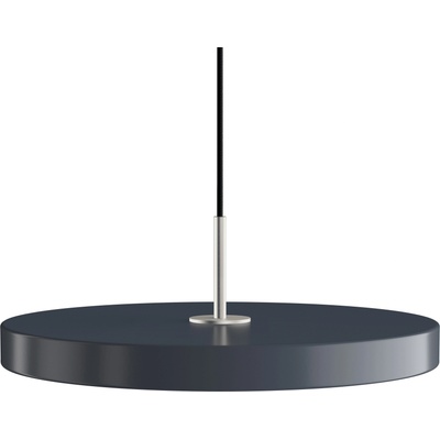 UMAGE Висяща лампа Asteria Plus със сребърен монтаж 43 см антрацитено-сива (2561C4172)