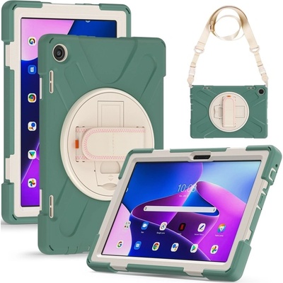 Vsechnonamobil 54768 SOLID Odolný kryt pro Lenovo Tab M10 3. generace TB328FU / TB328XU tmavě zelený