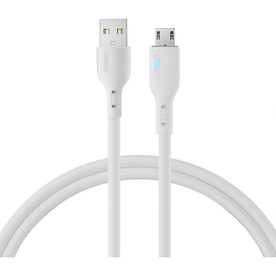 JOYROOM Кабел Joyroom S-UM018A13, USB към MicroUSB, 2.4A, 1.2m бял (S-UM018A13W1)