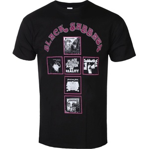 NNM Мъжка тениска Black Sabbath - Album Covers Cross - Black -51550700