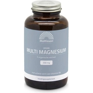 Mattisson Healthstyle Vegan Multi Magnesium, 200 mg, 180 таблетки, Mattisson Healthstyle (MT2311)