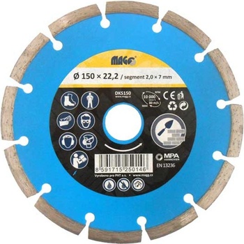 Magg Diamantový kotouč 150 x 22,2 mm DKS150