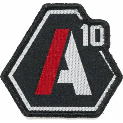 A10 EQUIPMENT nášivka A10 velcro BÍLÁ