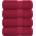 vidaXL Кърпи за пране FROGN 4 бр. бордо 30x30 см 360 г/м2 (136729)