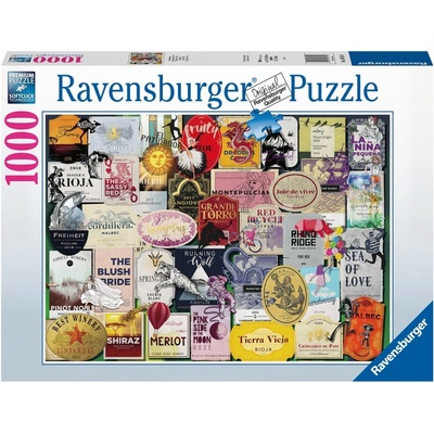 RAVENSBURGER Vinné etikety 1000 dielov