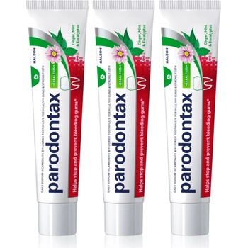 Parodontax Herbal Fresh паста за зъби против кървене на венци 3x75ml