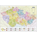Česko administrativní mapa