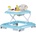 Chipolino Детска проходилка Chipolino - Baby Steps, синя (PRBS02502BL)