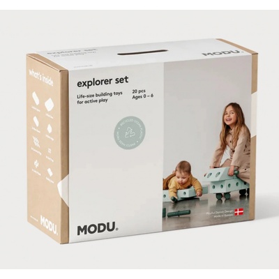 Modu Stavebnice Explorer Set Ocean Mint / Forest Green