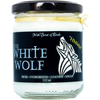 Image 1 of With Scent of Books Ароматна свещ The Witcher - The White Wolf, 212 ml (TWW212 ml)
