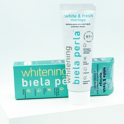 Bílá perla White & fresh moringa bělící 75 ml