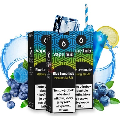 VapeHub Salt Blue Lemonade 3 x 10 ml 10 mg