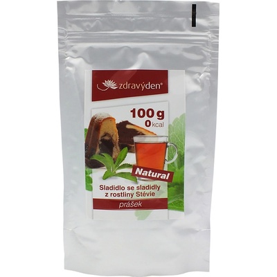 Zdravý deň Stevia plus prášok 100 g