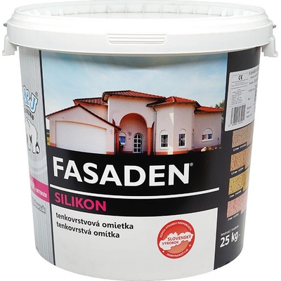 FASADEN SILIKÓN BÁZA B 1,5 MM RYHOVANÁ 25 KG