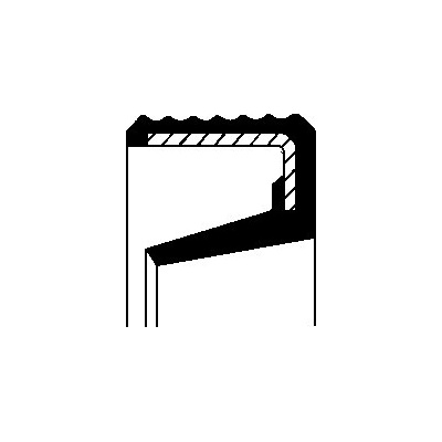 Tesnenie, Horné ulożenie tlmiča CORTECO 49378504